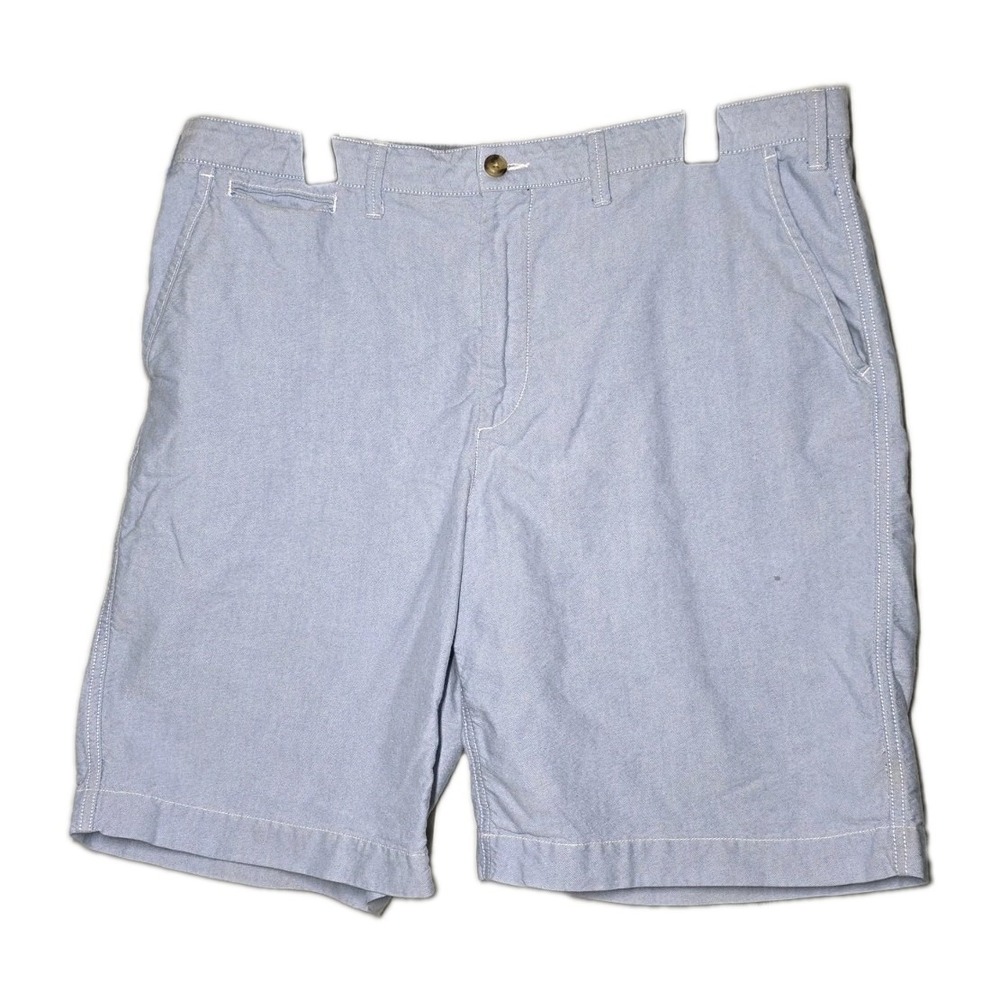 Polo Ralph Lauren Men's Size 38 Relaxed Fit Chino Shorts Weathered Blue Cotton